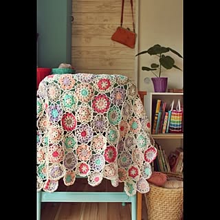 ひざかけ モチーフ編みのインテリア実例 Roomclip ルームクリップ ひざかけ モチーフ編みのインテリア実例 Roomclip ルームクリップ