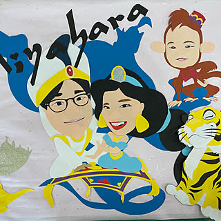 切り絵 手作りのインテリア実例 Roomclip ルームクリップ