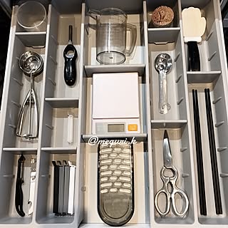 キッチン/キッチンツール/キッチン収納/白黒インテリア/モノトーンインテリア...などのインテリア実例 - 2017-04-15 22:45:38