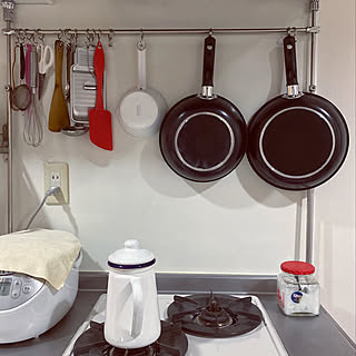 ホーロー/キッチンツール/キッチン収納/キッチン/一人暮らし...などのインテリア実例 - 2020-02-23 19:32:36