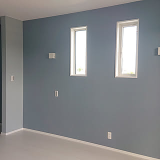 ブルーの壁紙 タマホームのインテリア実例 Roomclip ルームクリップ