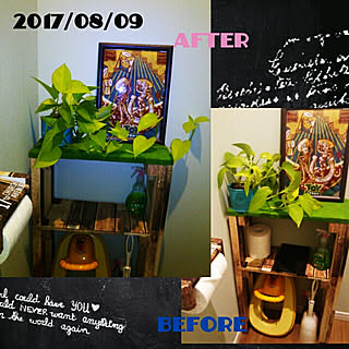 バス/トイレ/トイ・ストーリー/皆さまに感謝/みどりのある暮らし/NO GREEN NO LIFE/RCの出会いに感謝♡...などのインテリア実例 - 2017-08-09 08:17:40