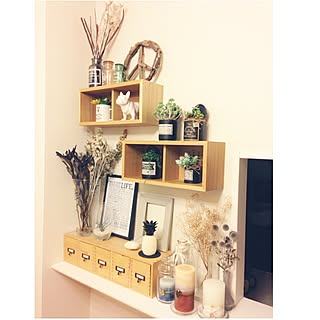 リビング/Studio crip/フレーム/流木オブジェ/リメイク缶...などのインテリア実例 - 2015-10-16 22:17:24