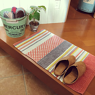 マーキュリー バケツ/ハイドロカルチャー/ウンベラータ/玄関マット/ナチュラル...などのインテリア実例 - 2020-02-24 20:33:14