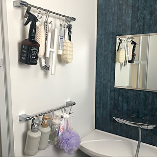 バス トイレ タオルバー2つのインテリア実例 Roomclip ルームクリップ