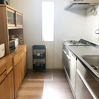 スリムトローリー/山善収納部/山善/キッチン収納/シンプルが好き...などのインテリア実例 - 2019-08-30 22:38:54