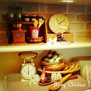 キッチン/クリスマス/クリスマス雑貨/セリア/kitchen kitchen...などのインテリア実例 - 2015-12-15 12:05:54