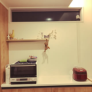 女性の、3LDK、家族住まいの「キッチン」についてのインテリア実例