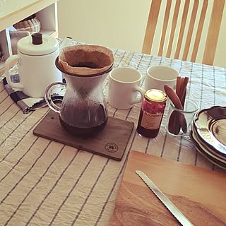 机/コーヒードリッパー/野田琺瑯ケトル/やかん/朝食...などのインテリア実例 - 2015-10-04 07:39:13