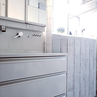 バス/トイレ/こどものいる暮らし/洗濯機周り/脱衣所/脱衣場...などのインテリア実例 - 2020-01-17 16:10:36