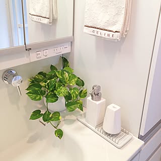 バス/トイレ/無印良品/b2c/ソープディスペンサー/ホワイトインテリア/シンプルモダン...などのインテリア実例 - 2016-10-30 12:12:11