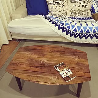 机/リメイクシート木目調/カフェ風/北欧/100均...などのインテリア実例 - 2016-08-26 22:40:27