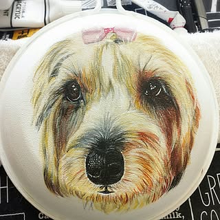 机/minne/犬似顔絵/ハンドメイド/tetote...などのインテリア実例 - 2017-04-20 18:47:37