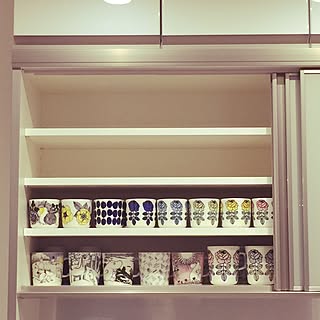 キッチン/食器棚/入居前/マリメッコ/アラビア...などのインテリア実例 - 2017-04-10 00:17:43
