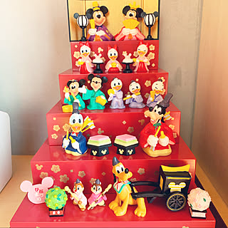 ディズニー 雛人形のおしゃれなインテリア 部屋 家具の実例 Roomclip ルームクリップ