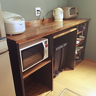 キッチン/改造中/男前/ワトコオイル/キッチン収納...などのインテリア実例 - 2015-05-29 15:47:21