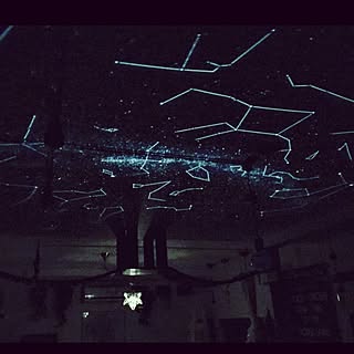 壁 天井 プラネタリウムのインテリア実例 Roomclip ルームクリップ