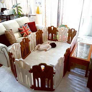 手作り ベビーサークルのインテリア実例 Roomclip ルームクリップ