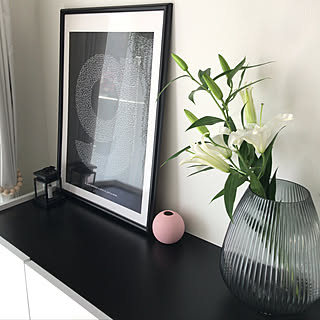 部屋全体/ユリ/H&M HOME/モノトーン/RCの出会いに感謝しています❤︎...などのインテリア実例 - 2018-03-26 10:00:43