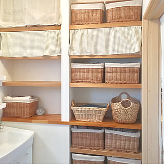 洗面所を可愛くしたい のインテリア実例 Roomclip ルームクリップ