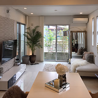 明るいリビングのインテリア実例 Roomclip ルームクリップ