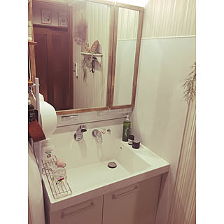 バス/トイレ/ニトリの洗面器/庭付き一戸建てに住みたい/リノベ途中/LIXIL...などのインテリア実例 - 2019-01-17 22:00:46