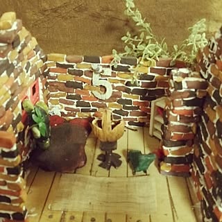 かみねんど 紙粘土でレンガ作りのインテリア実例 Roomclip ルームクリップ かみねんど 紙粘土でレンガ作りのインテリア実例 Roomclip ルームクリップ