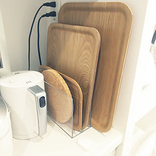 キッチン/無印良品 アクリル仕切りスタンド/20180407/10000人の暮らし/トレー収納...などのインテリア実例 - 2018-04-07 15:42:27