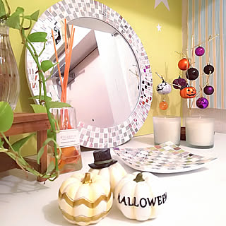 玄関/入り口/ハロウィン/賃貸マンション/壁紙屋本舗/ひとり暮らし...などのインテリア実例 - 2018-09-19 21:53:59