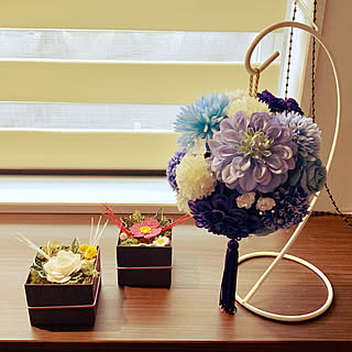 ボールブーケ手作りのインテリア実例 Roomclip ルームクリップ