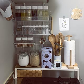 キッチン/社宅住まい/社宅/調味料入れ/北欧インテリア...などのインテリア実例 - 2016-10-04 11:45:32