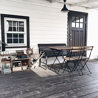 玄関/入り口/塩系インテリアの会/塩系インテリア/ダイニング/カフェ風...などのインテリア実例 - 2017-02-04 16:25:26