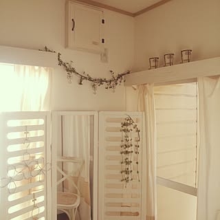 鏡 カーテンボックスのインテリア実例 Roomclip ルームクリップ