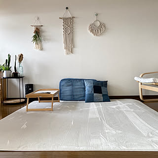 マクラメタペストリー/ホットカーペット/シンプルな暮らし/賃貸マンション/賃貸インテリア...などのインテリア実例 - 2020-01-22 10:31:32