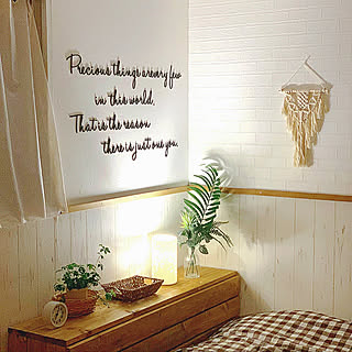 ベッド周り/DIY/ナチュラルインテリア/テーブルランプ/DIY女子...などのインテリア実例 - 2020-01-23 10:40:40