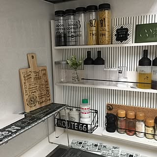 キッチン/DIY/100均/雑貨/モノトーン...などのインテリア実例 - 2016-11-12 22:21:22