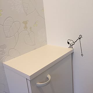 ウォールステッカー スヌーピーのインテリア実例 Roomclip ルームクリップ