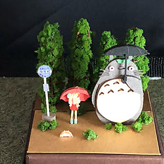 机 となりのトトロのおしゃれなアレンジ 飾り方のインテリア実例 Roomclip ルームクリップ