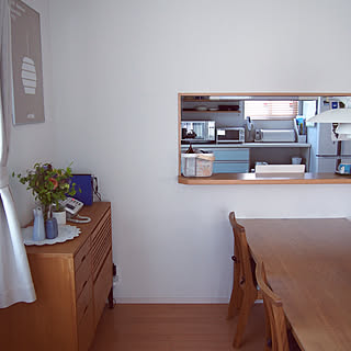 部屋全体/キッチンカウンターの上/ダイニングテーブル＆チェア/チェスト/チェストの上...などのインテリア実例 - 2018-05-22 17:40:13