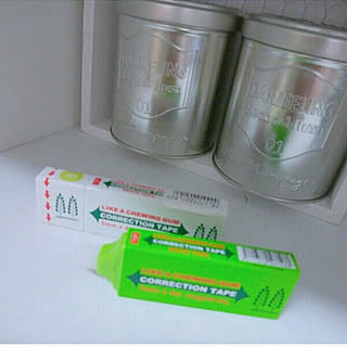 壁/天井/修正テープ/GUM/ガム/おもしろ雑貨...などのインテリア実例 - 2020-03-18 22:12:10