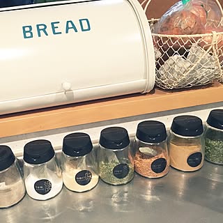 キッチン/ラベル 白黒/モノトーン/IKEA/シンプルキッチン...などのインテリア実例 - 2016-02-01 20:10:39