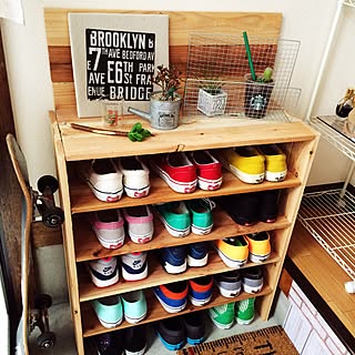 観葉植物 下駄箱の上のおしゃれなアレンジ 飾り方のインテリア実例 Roomclip ルームクリップ