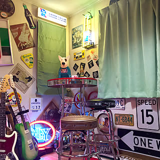 部屋全体/Fender/フェンダー/サーモメーター/コカ・コーラ...などのインテリア実例 - 2018-05-26 21:21:28