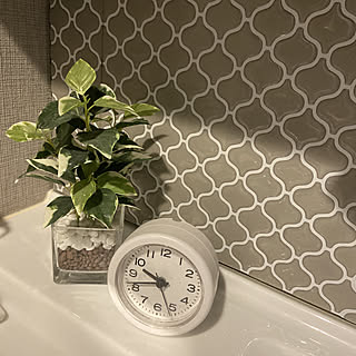 ニトリ 防水時計のインテリア実例 Roomclip ルームクリップ