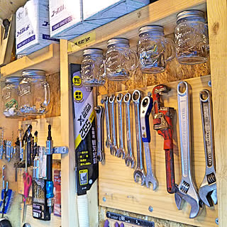 ガレージ 壁掛け収納のインテリア実例 Roomclip ルームクリップ