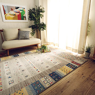 ギャッベ柄のインテリア実例 | RoomClip(ルームクリップ) ギャッベ柄のインテリア実例 | RoomClip(ルームクリップ)