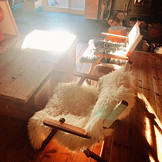 りんご箱/足場板古材/コストコのムートン/土間のある暮らし/土間...などのインテリア実例 - 2020-01-06 09:50:40