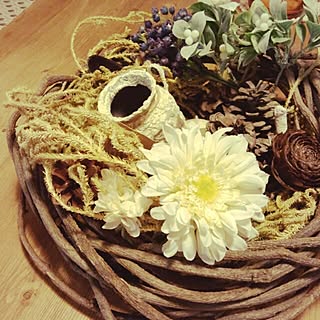 リビング/雑貨/花/フレンチカントリー/テーブルのインテリア実例 - 2014-03-12 19:07:28