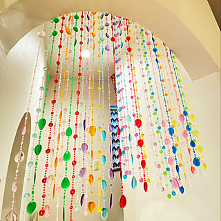 昭和レトロ ビーズのれんのインテリア実例 Roomclip ルームクリップ