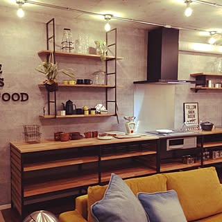 キッチン/jarnal standard/WOODONEのキッチン/ヴィンテージマンション/journal standard Furniture/ACME FURNITURE...などのインテリア実例 - 2017-01-19 00:04:27